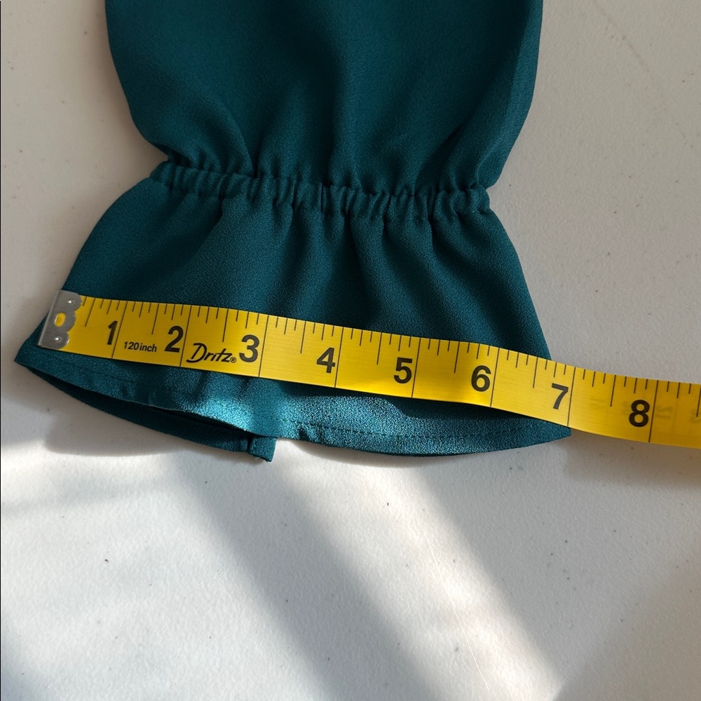 Banana Republic Teal Long Sleeve Dress Size 4P - Picture 11 of 15